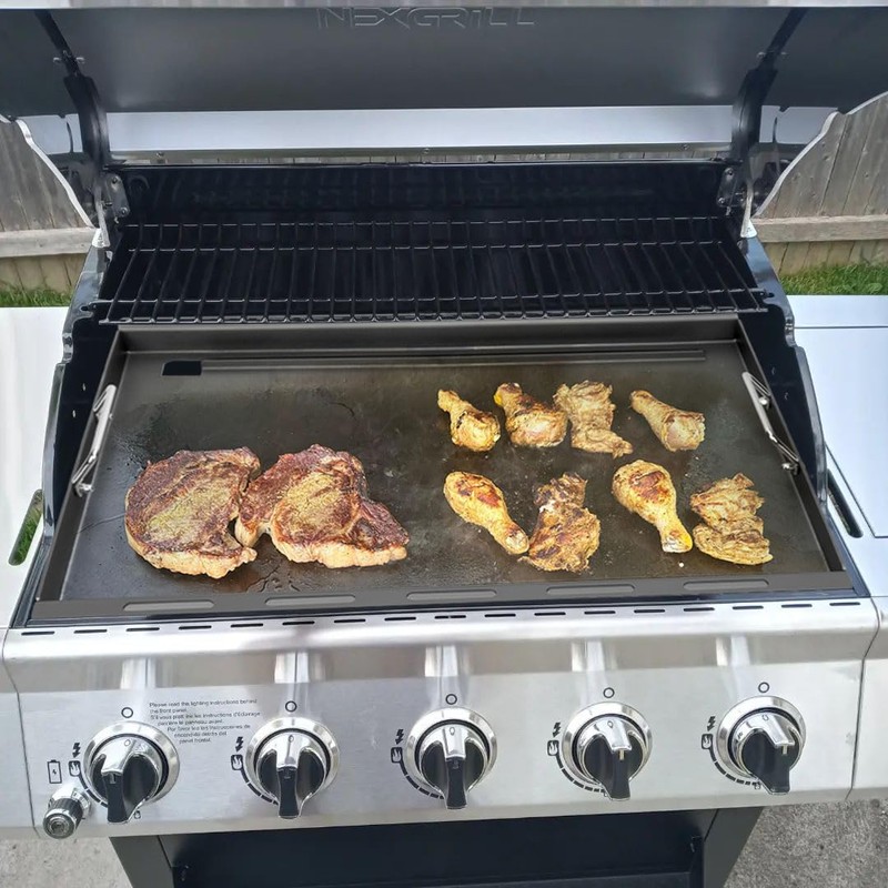 EasiBBQ Full-Size Griddle Inserts for Home Depot Nexgrill 5 Burner