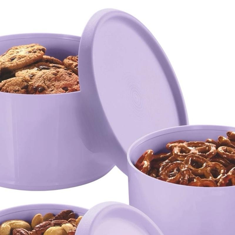 One Touch Canister 3 Piece Set Airtight Container Kitchen Storage