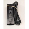 Furnlite, INC Furniture Power - 2 Outlets/2 USB Plugs- Black