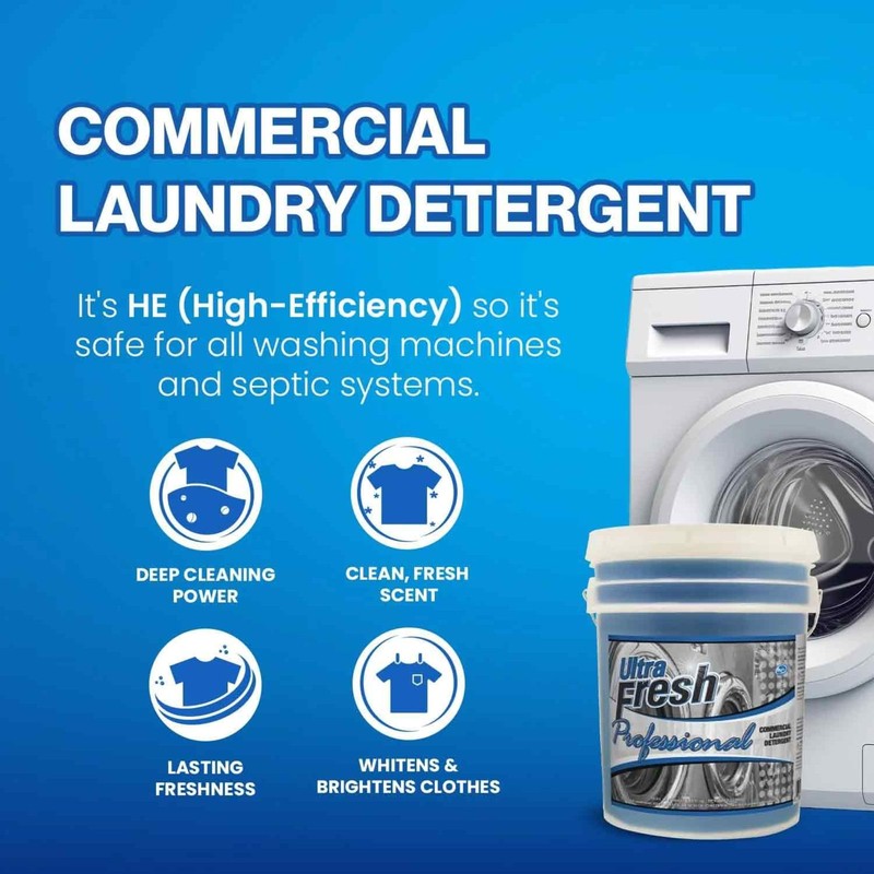 Ultra Fresh® Professional™ Commercial Laundry Detergent, 5 Gallons – Liquid