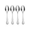 Oneida B552004E True Rose Everyday Flatware Teaspoons, Set Of 4,