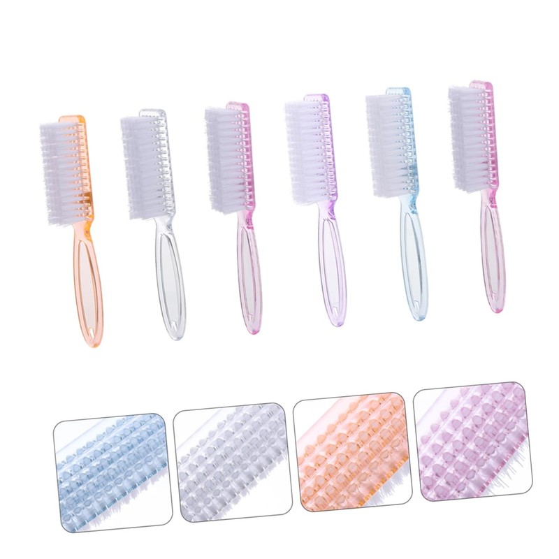 MERRYHAPY Complete Nail Brush Set 6pcs Home Fingernail Brush Manicure