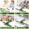 BESTYMXY Model Airplane, Erector Set 1:32 Scale Airplane Model Metal