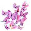 OPSEAM Butterfly Wall Decor 24/48 PCS, 3D Butterflies Stickers for