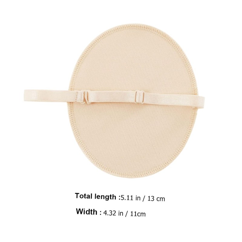 Healeved 2 Pairs Underarm Sweat Pad Portable Armpit for Women