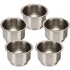 Amarine Made 5 Pack Stainless Steel Cup Drink Holder with