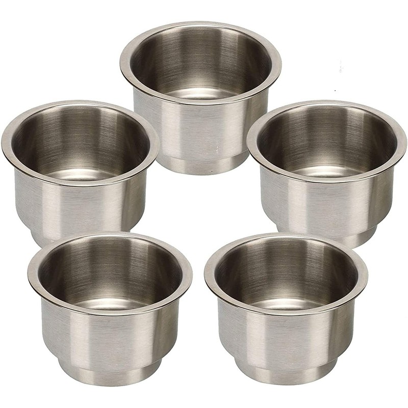 Amarine Made 5 Pack Stainless Steel Cup Drink Holder with