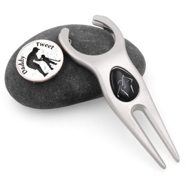Dad and Child Golf Ball Marker, Custom Names Engraved, By NameCoins