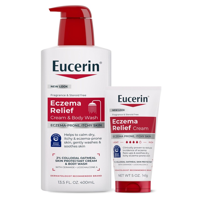 Eucerin Paquete Múltiple de Alivio para Eczema: Crema y Gel