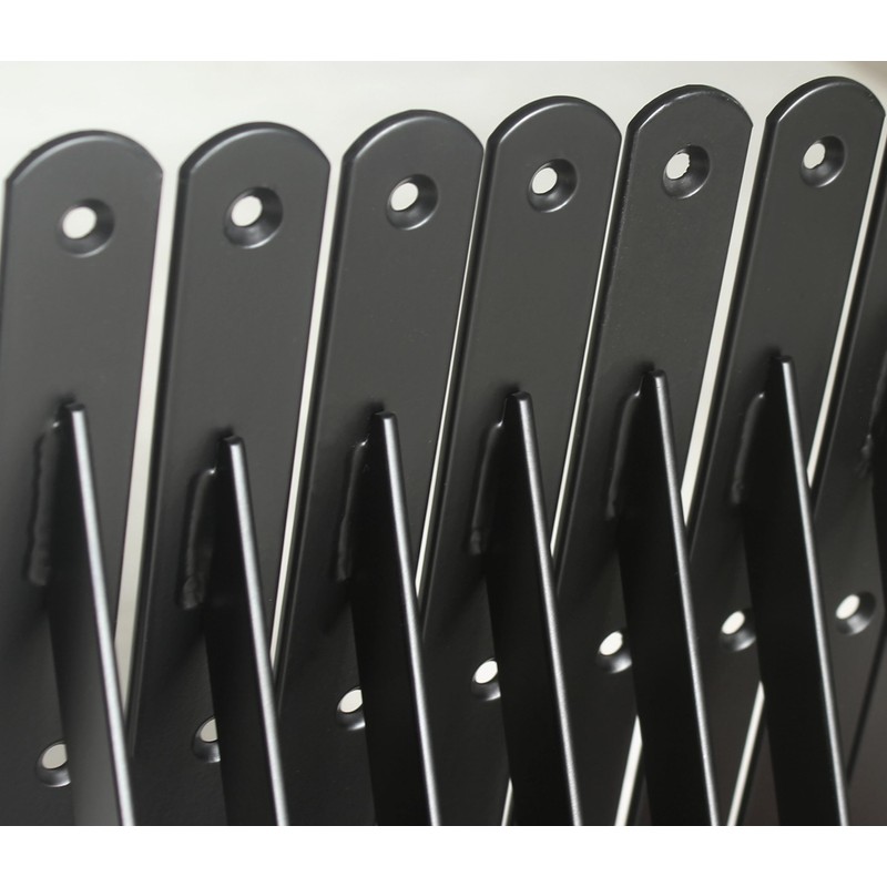 8 Pack L10 x H 8" Black Heavy Duty Shelf