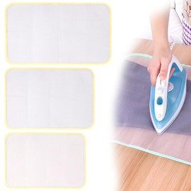 COYUN 3 Pieces Mesh Ironing Cushion Protective Bar Cloth Protects Sensitive Fabrics Mesh Fabric Ironing Cloth Ironing Pad Heat Resistant Ironing Blanket up to 200°C Suitable for Steam Irons (3 Sizes)