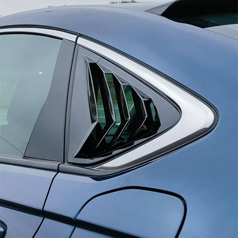 ZiWen 2X Sport Style Quarter Window Scoops Louvers for Honda