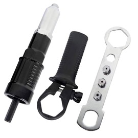 Electric Rivet Gun Binghe Electric Riveting Pliers Adapter Electric Rivet Pliers Rivet Attachment Rivet Gun Adapter Rivet Attachment for Cordless Screwdriver for Smaller Rivets