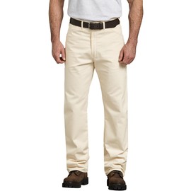 Dickies mens Relaxed-fit Painter's work utility pants, Natural, 36W x 32L US