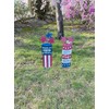 Worth Imports 32" Metal July 4th Patriotic Firecracker Stars, Set