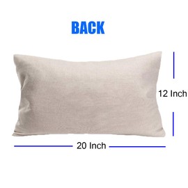 Fukeen Nursery Children Kids Cartoon Throw Pillow Cover Cute Animal with Colorful English Alphabet Letters Word Pillow Cases Cotton Linen Oblong 12x20 Inches Pillow Protectors for Baby Room Sofa Couch