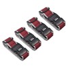 M METERXITY Pack of 4 Luggage Straps Suitcase Straps Travel