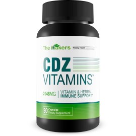Happy Health Marketplace The Makers CDZ Vitamins - Our Best Health Supplement - Vitamin C D Zinc & Herbs