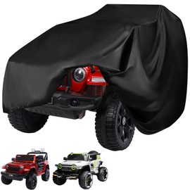 Large Car Toy Cover - Heavy Duty 420D Oxford Fabric, Waterproof Universal Anti-UV Covers for Kids Electric Vehicle, Kids Ride-On Toy Car Cover for Outdoor Indoor(57 * 33 * 38INCH)