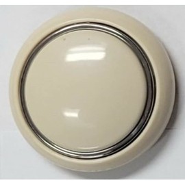 Pirate Mfg Horn Button, Ivory, Compatible with Volkswagen Type-1 Bug 56-59, Type-2 Bus 1950-1967