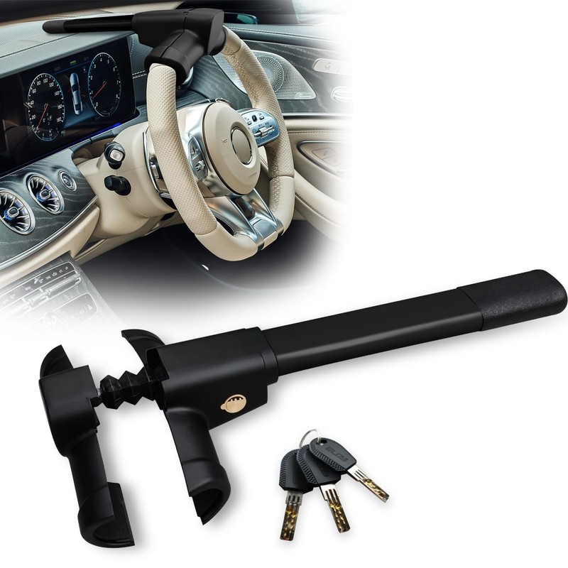 ELI73 Steering Wheel Lock for Cars & Vans - Car