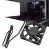 4 Pin PWM Fan, 70mm Computer Case Fan with 7