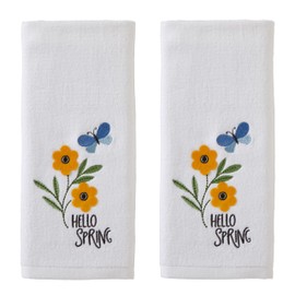SKL Home Hello Spring Flowers 3D Hand Towel Set