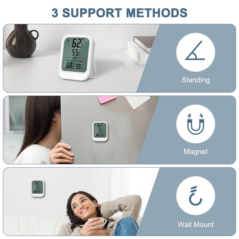 Ankilo Wireless Meter for Indoor and Outdoor Temperature and Humidity