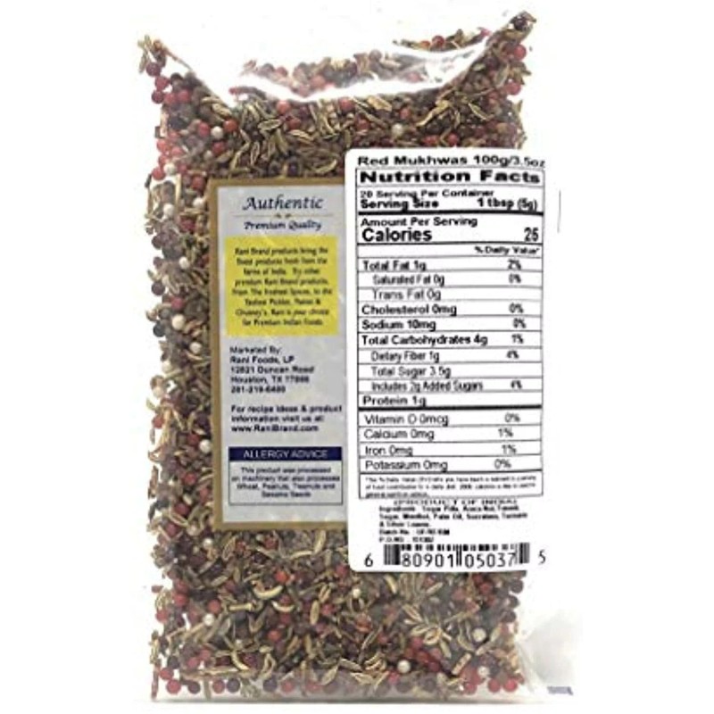 Rani Red Mukhwas (Special Digestive Treat) 3.5oz (100g)