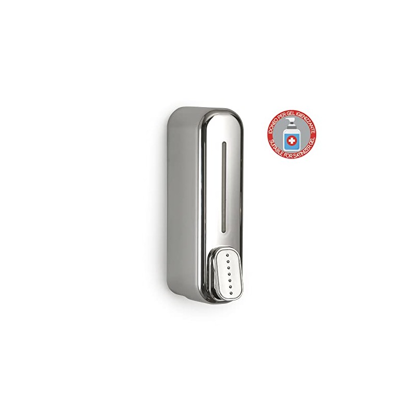 Gedy soap and gel dispensers, Resin, chrome-plated, Non applicabile