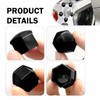 Dogary 20PCS Car Lug Nut Covers, 17 mm Hexagonal Center