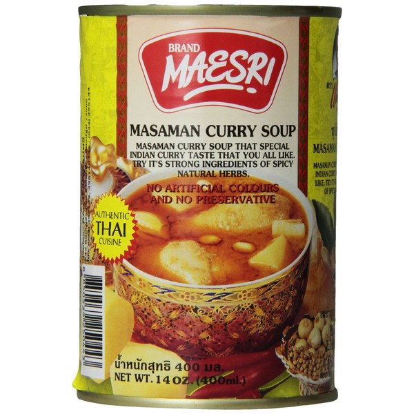 MaeSri Masaman Curry Soup, 14 Ounce (Pack of 12)