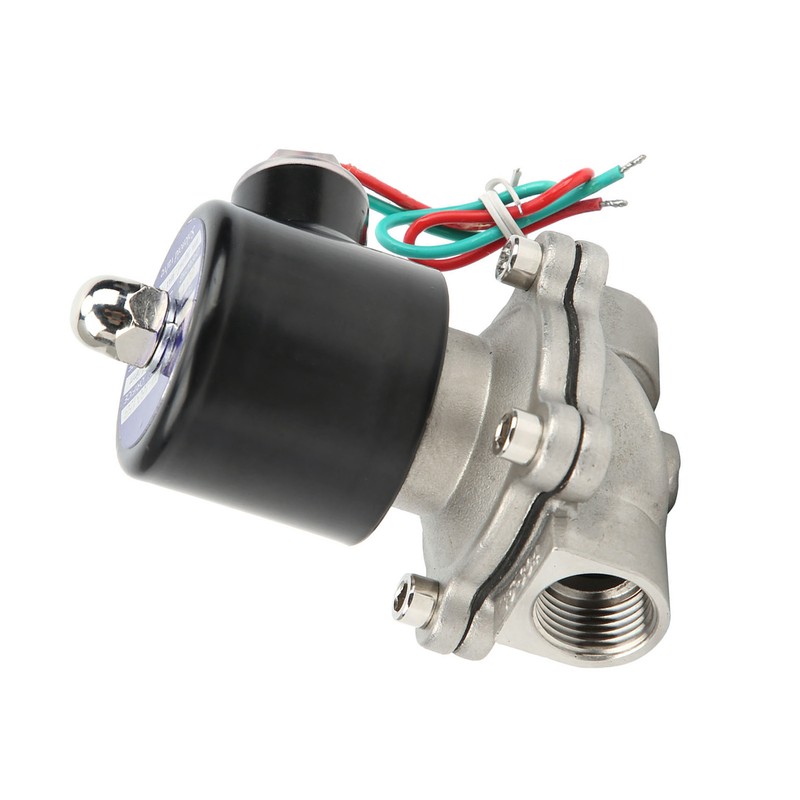 Solenoid Valve DirectActing Stainless Steel Normally Closed Industrial Supplies 2W16015B(AC