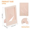 uxcell 3 Pcs Mini Picture Frames 2.4 x 3.5 Inch