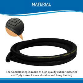 SIMOND STORE - Abrasive Sandblast Hose 1/2" ID, 1" OD Blast Hose 8 Feet Long Sandblasting Hose