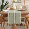 Yicorgard Farmhouse Table Runner Rustic Style 13“ x 72”, Braided