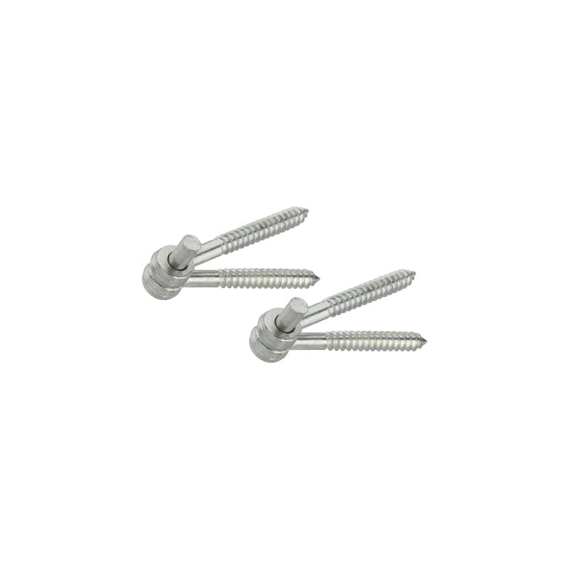 National Hardware N131-136 295 Screw Hook/Eye Hinges in Zinc Plated,