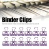 80 Pcs Binder Clips 19mm Powerful Clamping Force Durable Metal