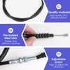 1.23 Meters Motorcycle Clutch Drive Control Cable, PVC Plastic Rubber
