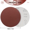 Sruhrak 30 Pcs 180mm Sanding Discs 100 Grit, 7 In