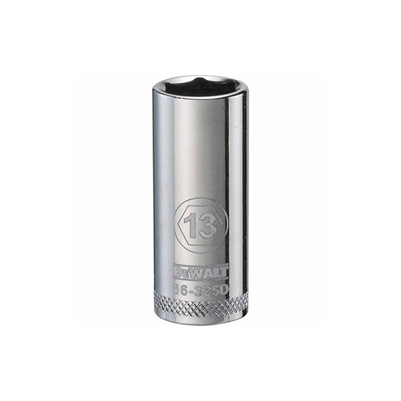 DEWALT DWMT86325OSP 6 Point 3/8'' Drive Deep Socket 13MM