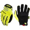 Mechanix Wear: Hi-Viz M-Pact Work Gloves (X-Large, Fluorescent Yellow)