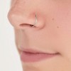 Monster Piercing 9K Gold Nose Ring Nose Piercing 22 Gauge