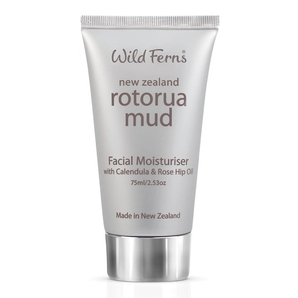 Wild Ferns Rotorua Mud Facial Moisturiser With Calendula & Rosehip Oil, 75 milliliters