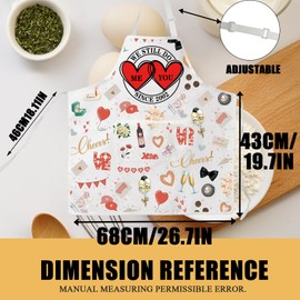 AKTAP We Still Do Me You Since 2002 Anniversary Aprons Gifts For Couple Husband Wife Birthday Wedding Anniversary Kitchen Bib (AP, 2002 Apron-HT)