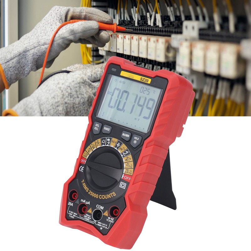 Digital Multimeter Kit 25000 Count Voltage Current Resistance Capacitance Frequency