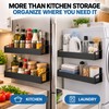 2-Piece Magnetic Storage Shelf for Kitchen Organization – Space-Saving ABS