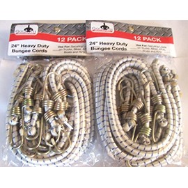 24 GOLIATH INDUSTRIAL 24" BUNGEE CORDS HEAVY DUTY TIE DOWN STRAPS BC1224 SHOCK#from__goliathindustrialtool GERHJT317039