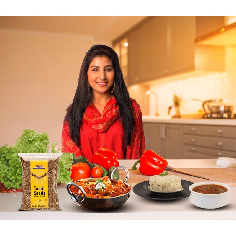 Rani Cumin Seeds Whole (Jeera) Spice 3.5oz (100g) ~ All