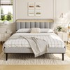 ONBRILL Adjustable Headboard for King/California King Size Bed Frame, Linen